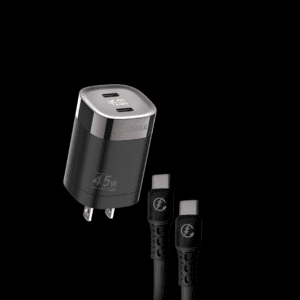CARGADOR GAN DUAL- C DE 45W